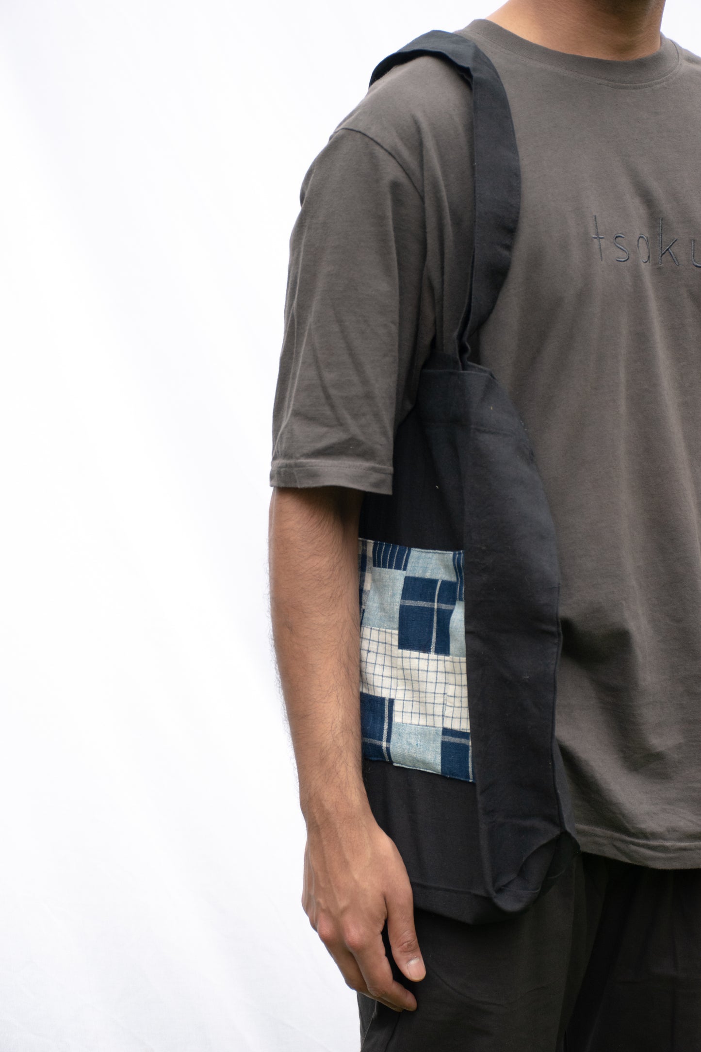 Black tote bag